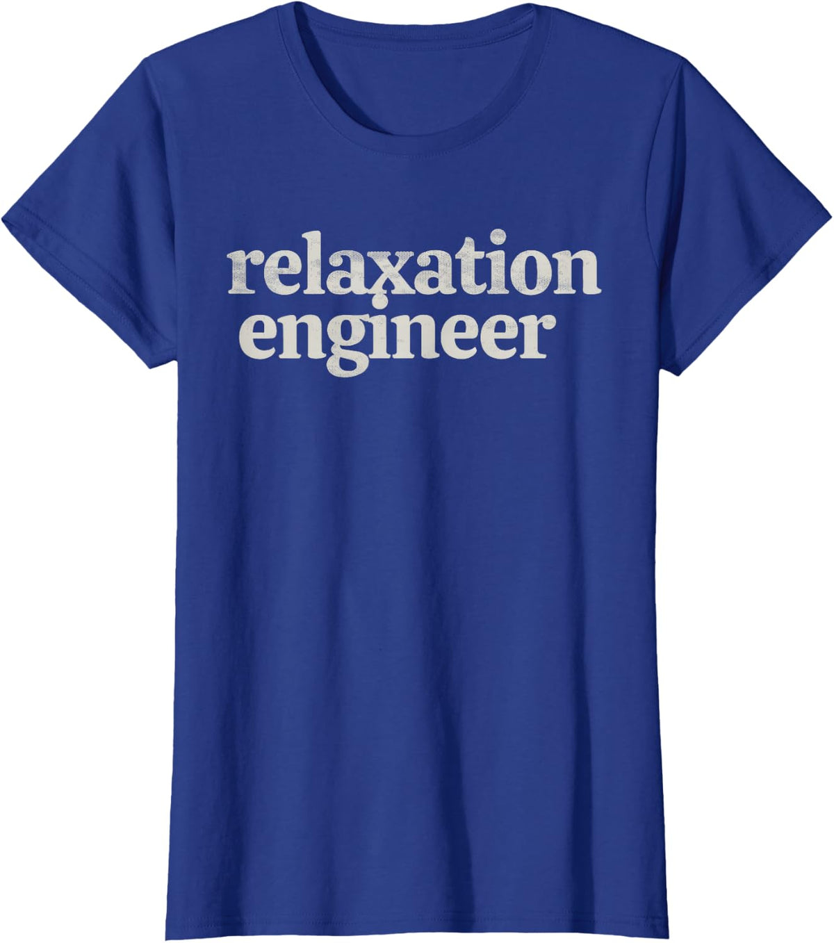 Relaxation Engineer Funny Massage Therapist Spa Therapy T-Shirt - Royal Blue
