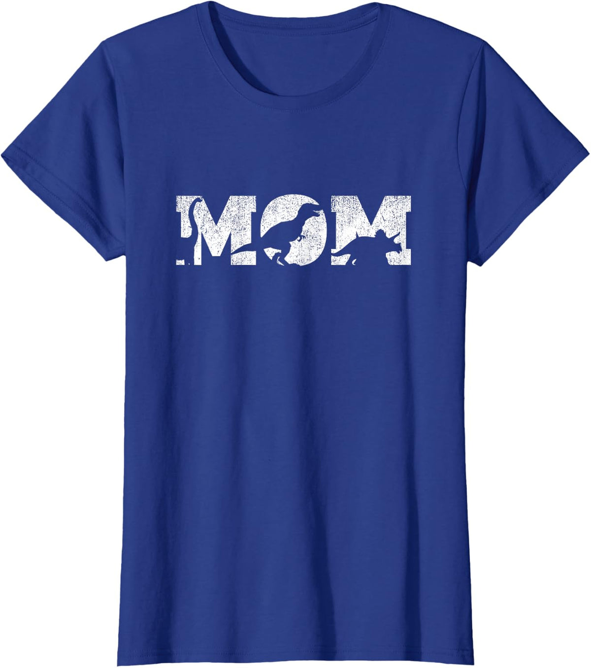 Mom Dinosaur Saurus Boys Girls Idea T-Shirt - Royal Blue