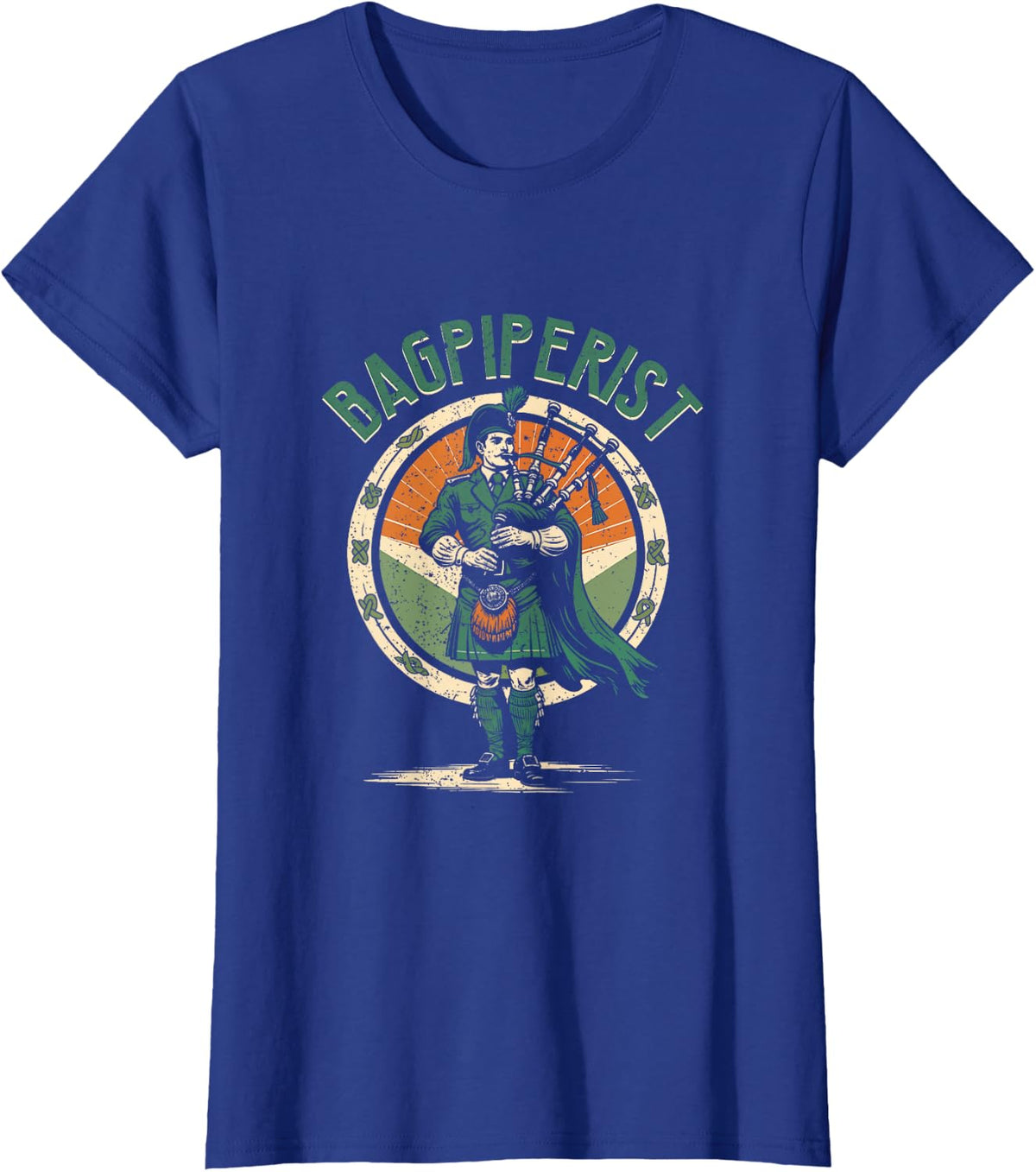 Bagpipe Bagpipes Bagpiperist T-Shirt - Royal Blue