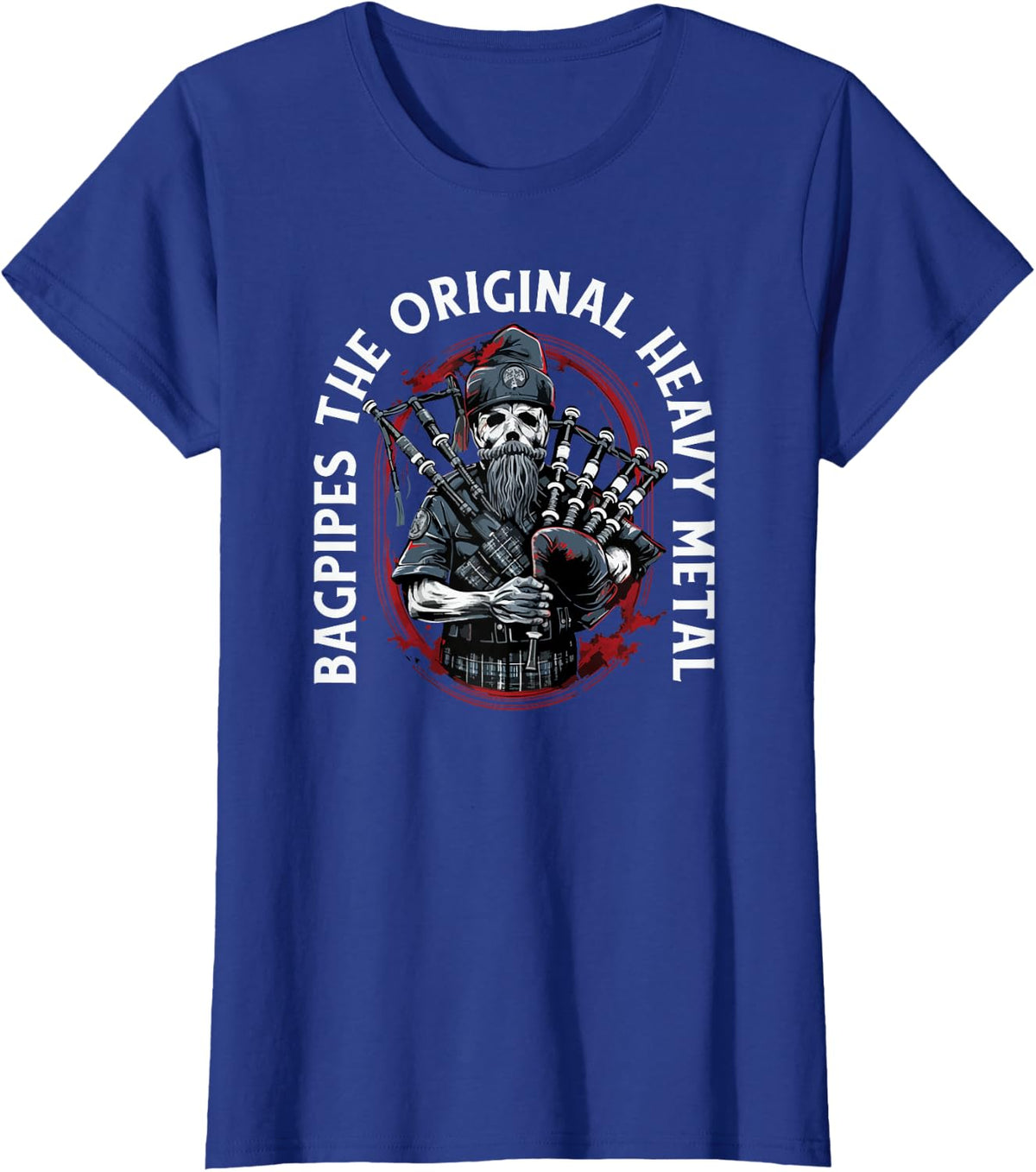 Bagpiper Bagpipes-Music Scotland Bagpipe-Sound Bagpipe T-Shirt - Royal Blue