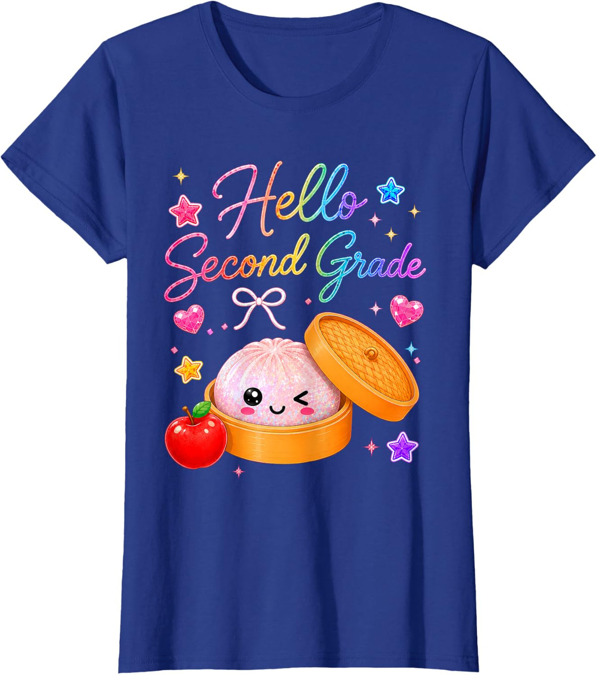 Cute Dumpling T-Shirt - Royal Blue