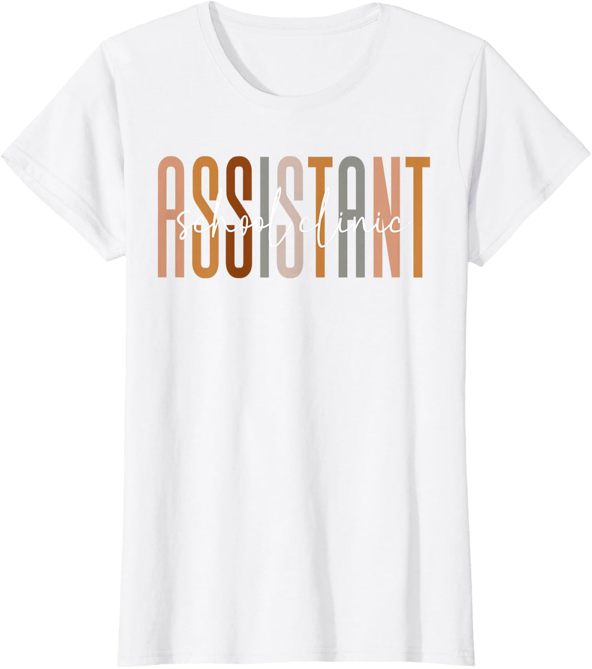 school clinic Assistant Squad Funny school clinic Assistant T-Shirt - White