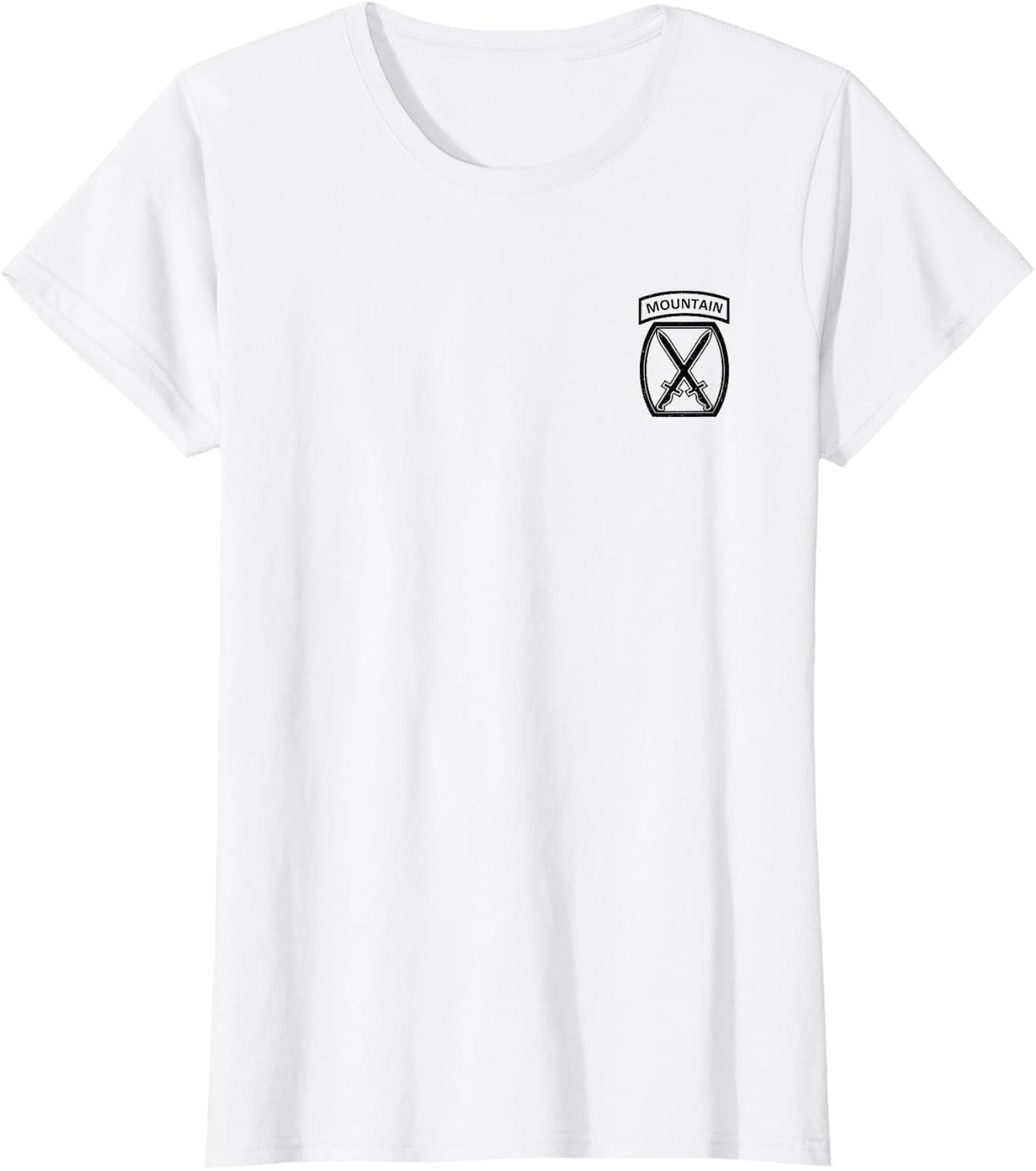 10TH MOUNTAIN DIVISION T-Shirt - White