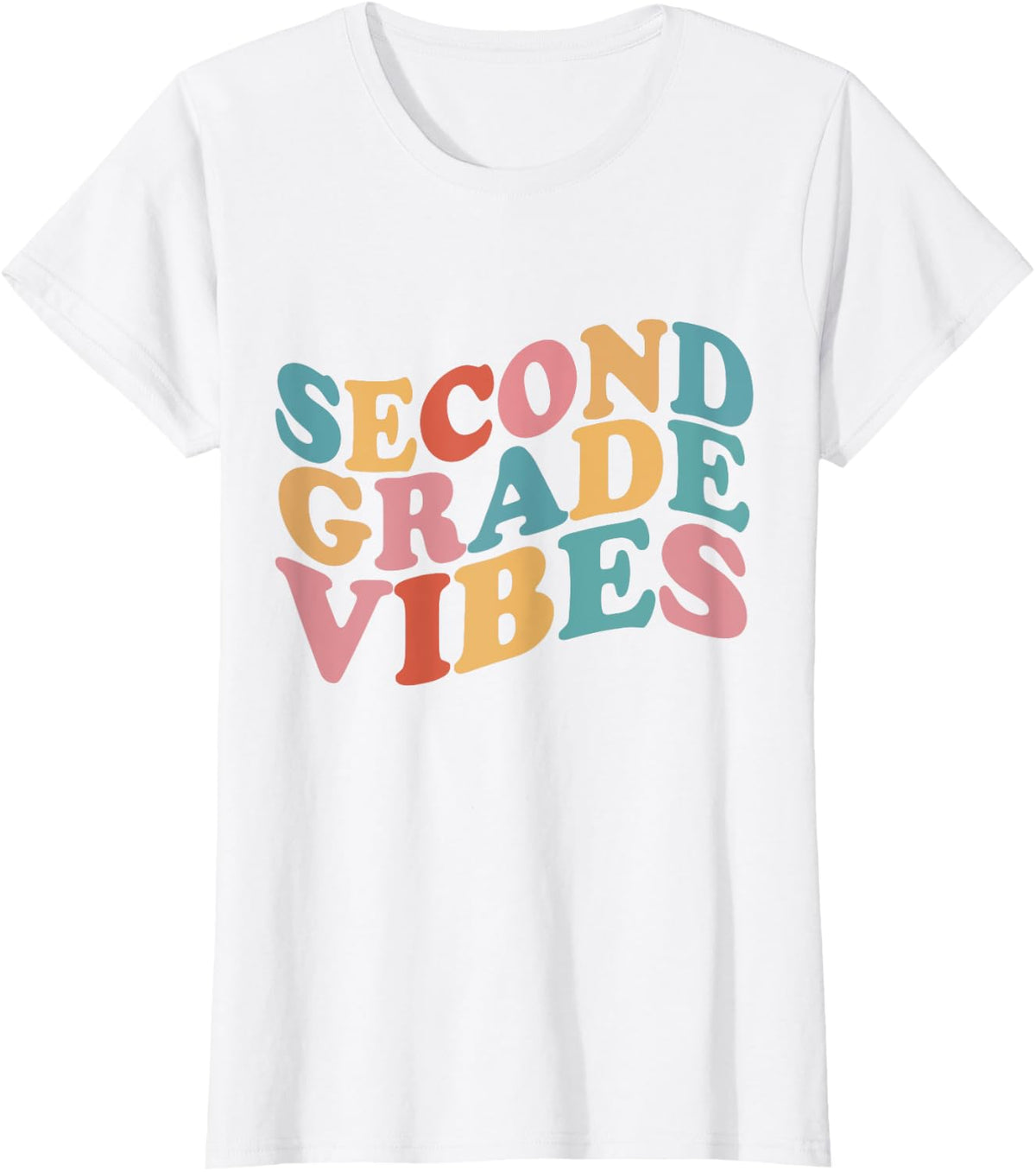 Second Grade Funny Back to School Teacher Students T-Shirt - White
