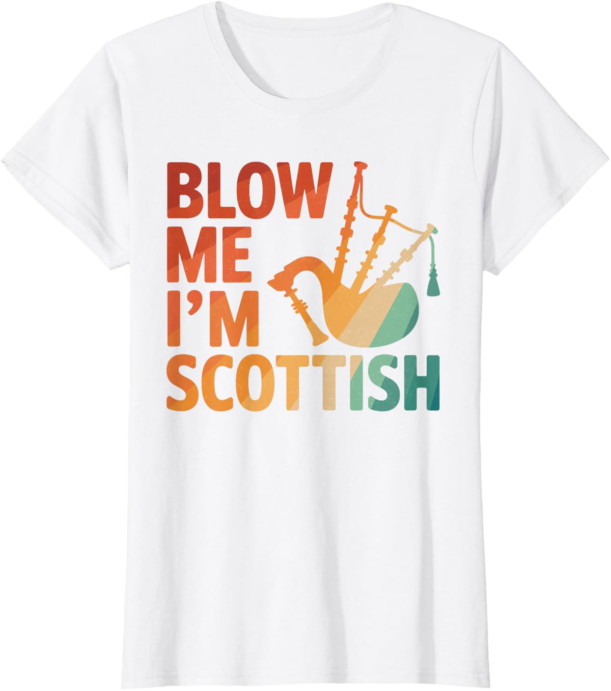 Best Bagpipe Design for Men Boys Dad Bagpiper Bagpipe Player T-Shirt - White