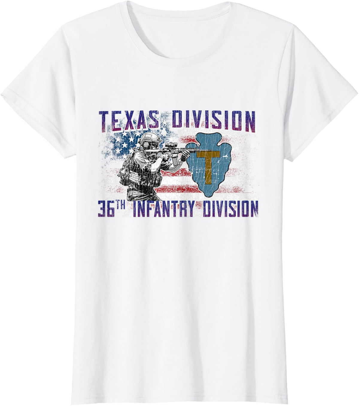 36th Infantry Division 36th ID Texas Division Gifts T-Shirt - White