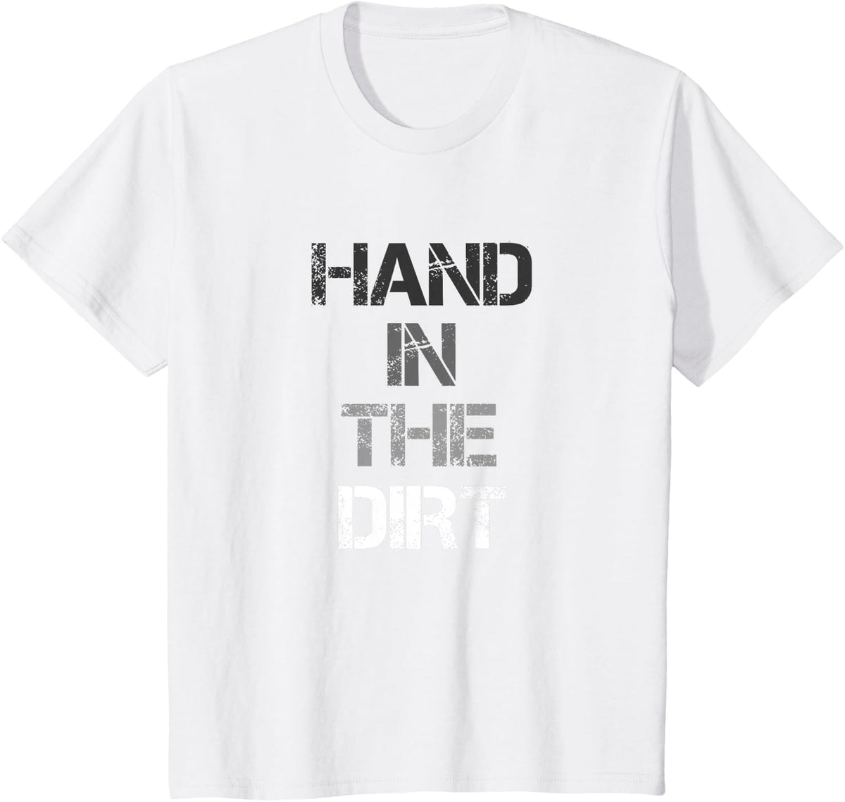 Football Lineman Shirts for Men Gloves Hand in The Dirt Tees T-Shirt - White