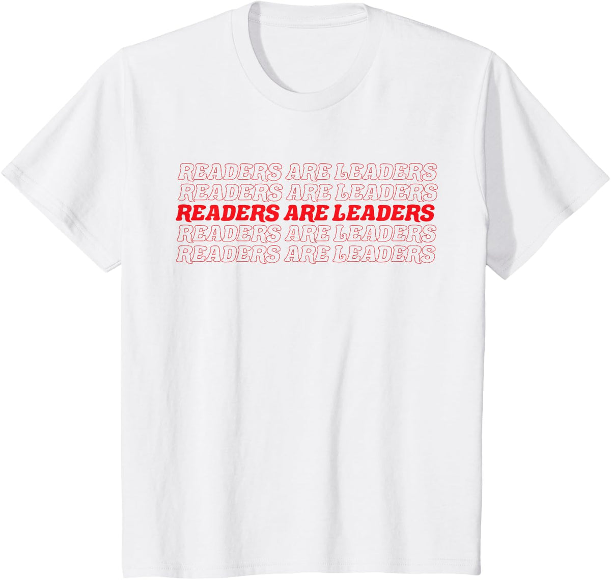Readers Are Leaders Book Literature Reading T-Shirt - White