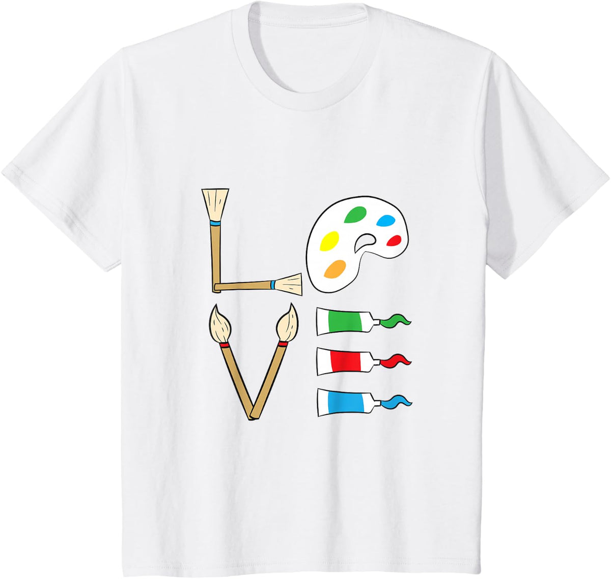 Artist Painting Drawing Watercolor Painting T-Shirt - White