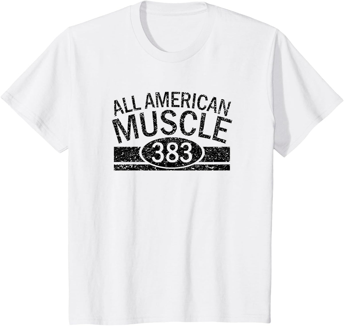 All American Muscle 383 T-Shirt - White
