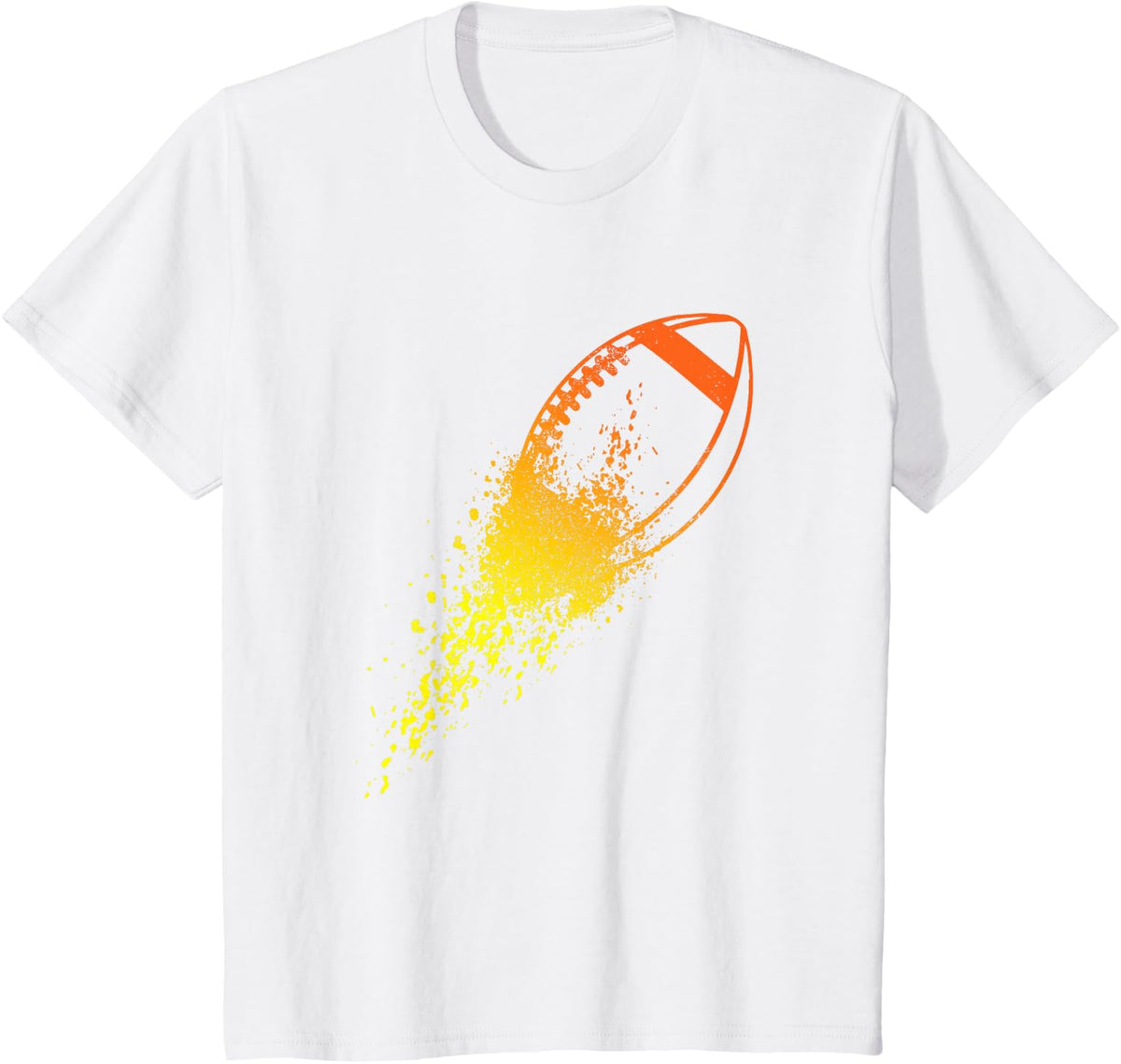 Football Quarterback Lineman Vintage Football Player T-Shirt - White
