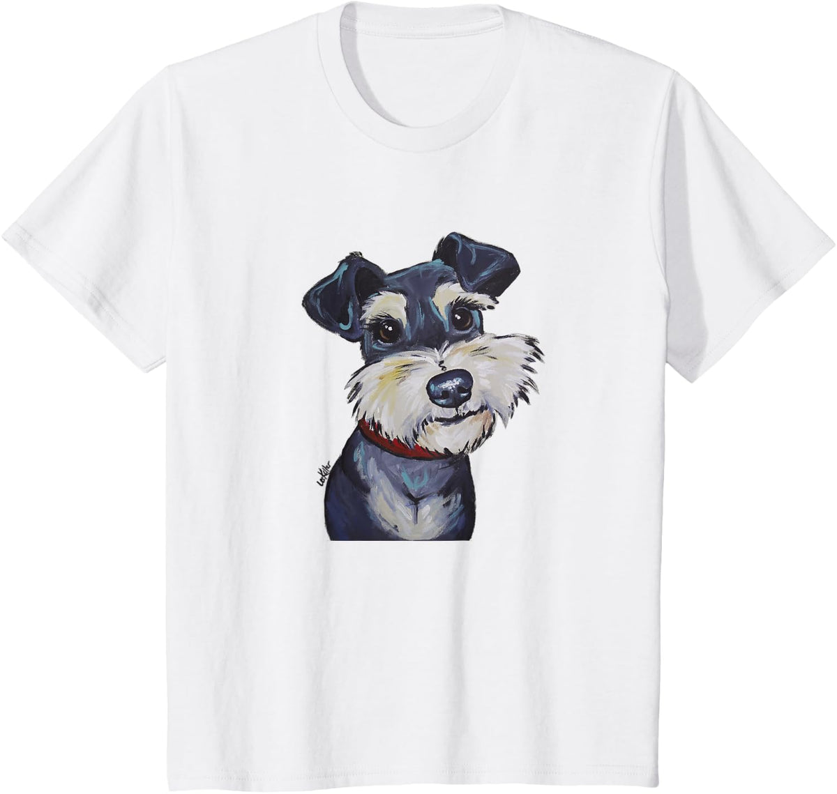 Schnauzer T-Shirt - White
