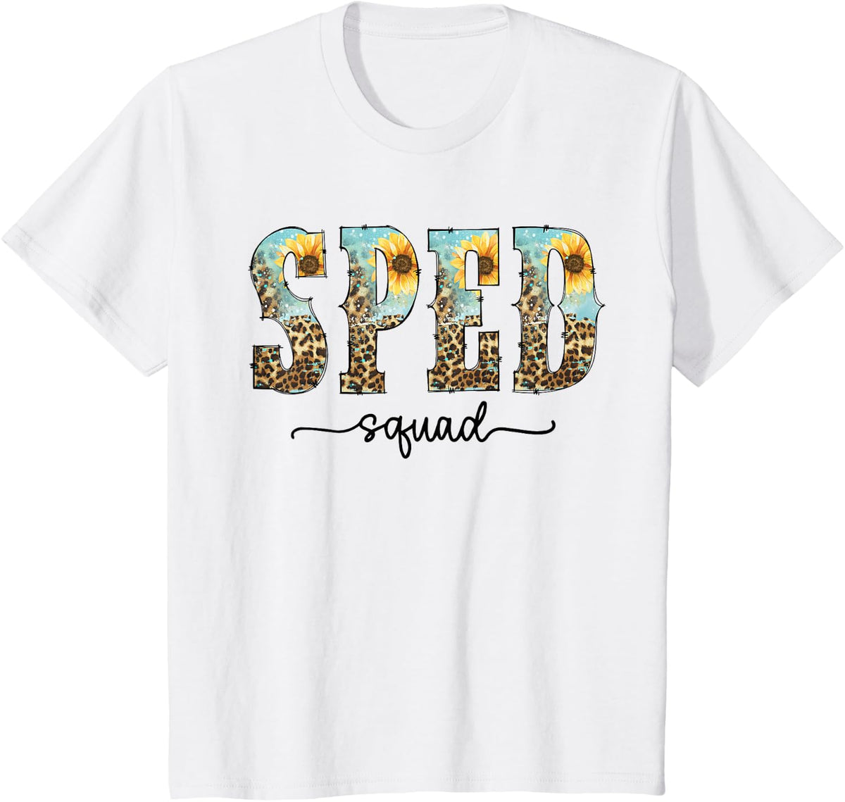 Sped Squad Team Special Education Teacher Life T-Shirt - White