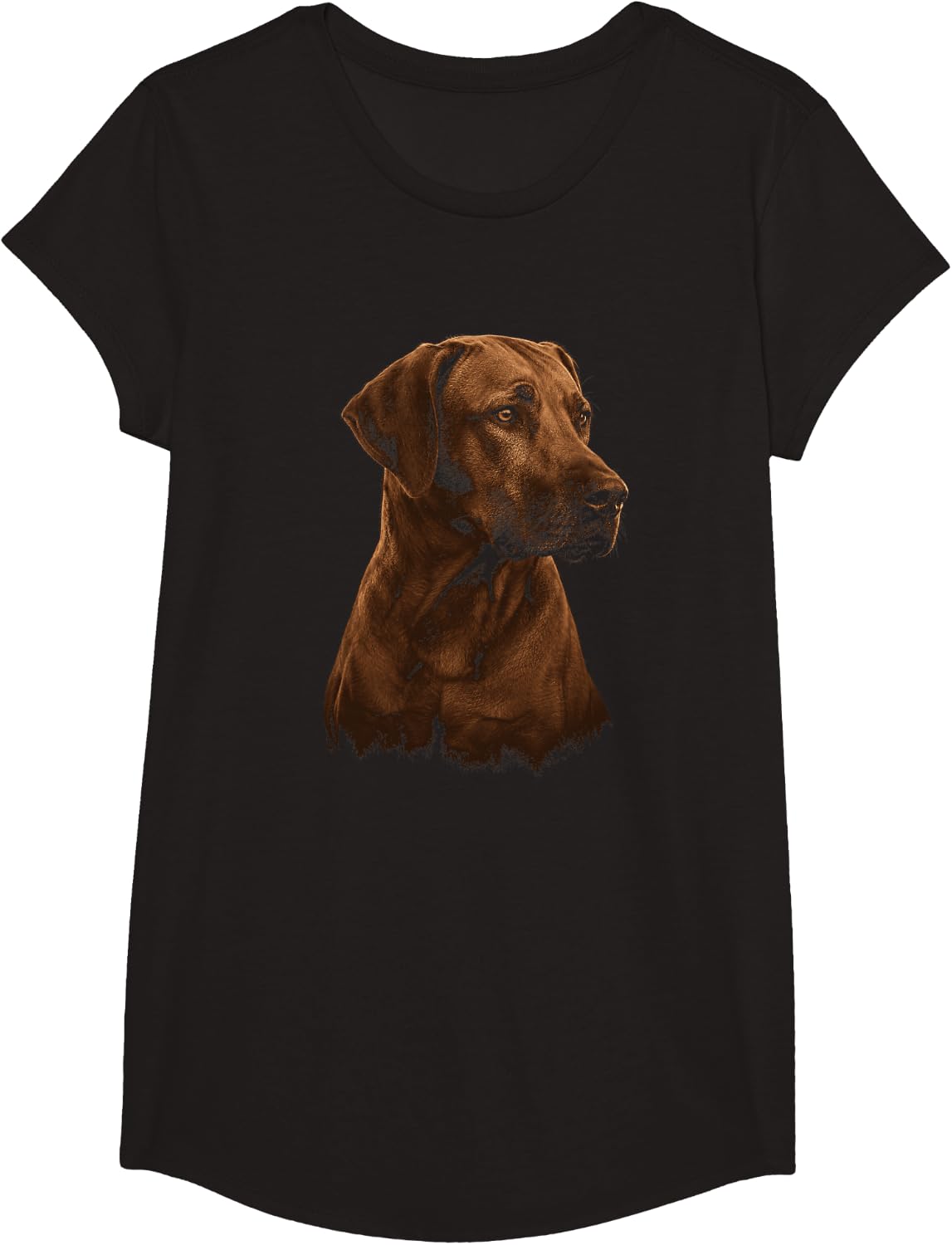 Rhodesian Ridgeback Dog Lover Owner Ridgeback T-Shirt - Girls Black