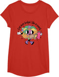 Out Here Looking Like A Snack Funny BouJee King Cake Tumbler T-Shirt - Girls Red