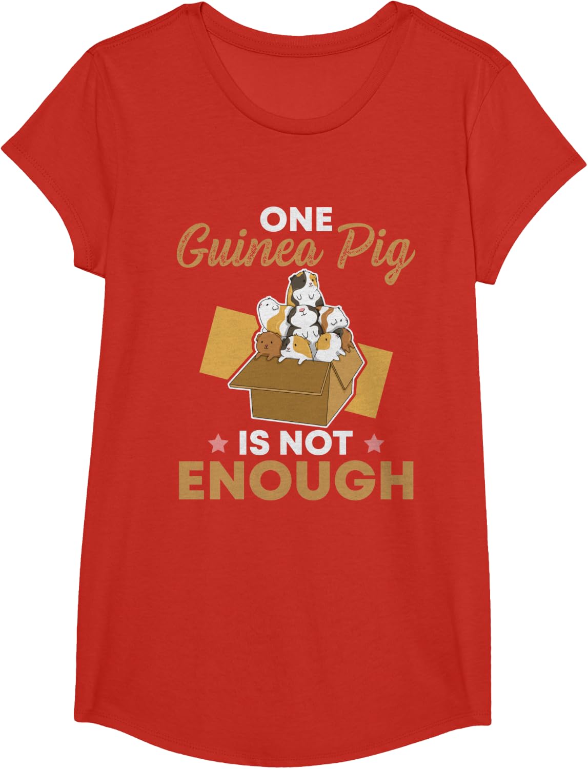 Fluff Quote for a Guinea Pig Lover T-Shirt - Girls Red