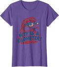 WTF is a Kilometer Eagle 4th of July T-Shirt - Purple Heather