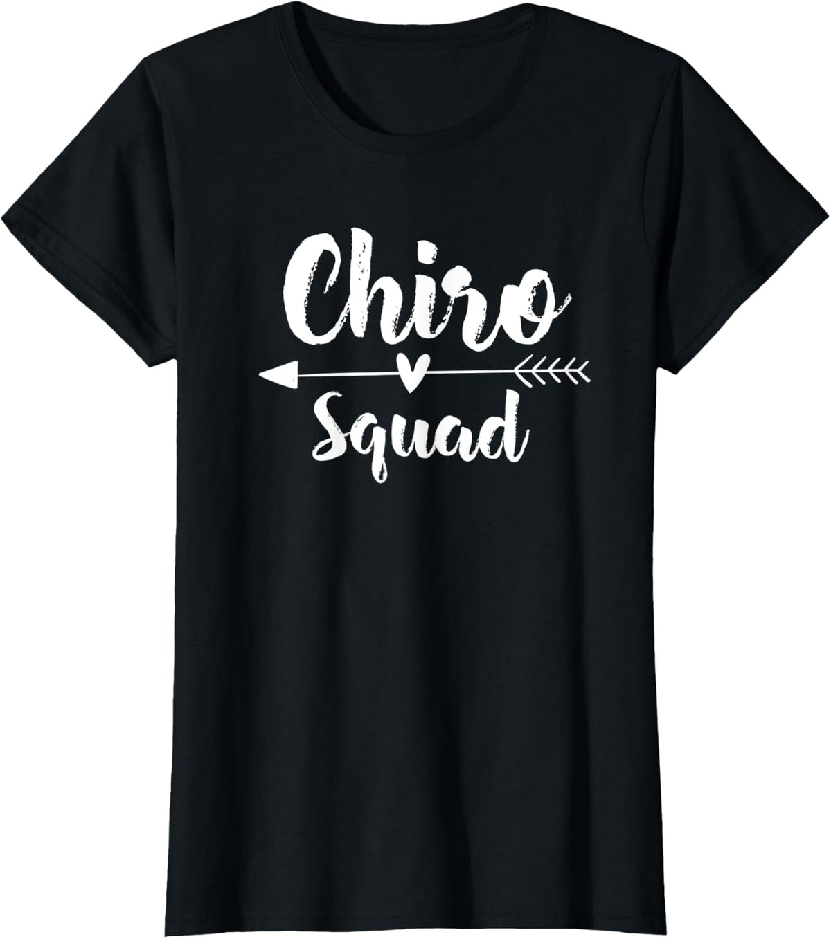 Chiro Squad Back Spine Tee Subluxation Chiropractor Gift T-Shirt and Tees for Physical Therapy Professionals - Black