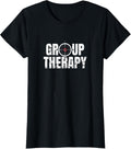 Group Therapy Funny Shooting Sports Rifle Gun Sight Design T-Shirt - Black