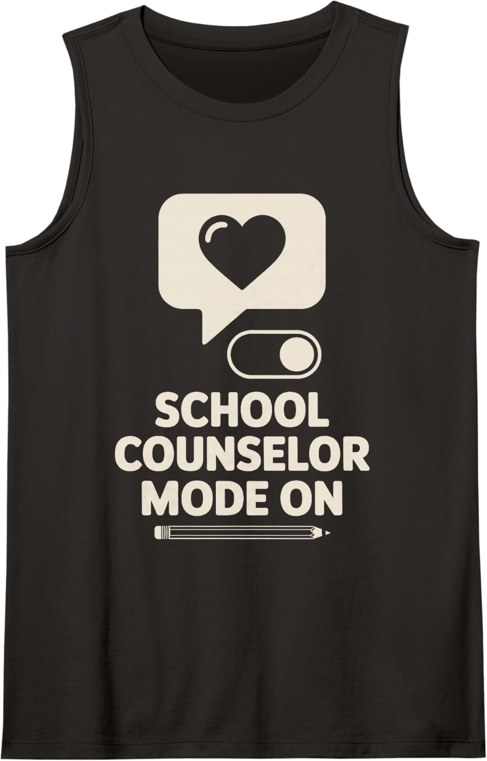 School Counselor Mode On Counseling Tank Top - Black