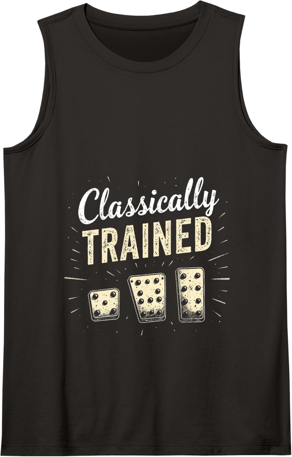 Classically Trained Car Racing Gear Manual Driver Tank Top - Black