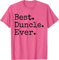 Best Duncle Ever Funny Uncle Joke Father's Day T-Shirt - Pink Heather