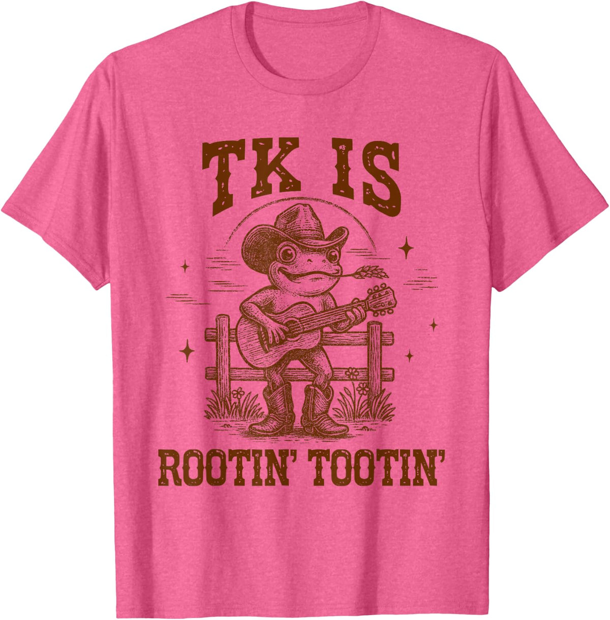 Transitional Kindergarten TK Rootin' Tootin' Howdy Teacher T-Shirt - Pink Heather