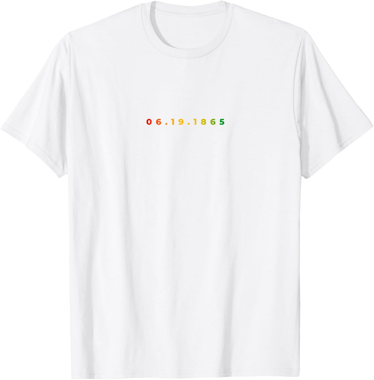 06.19.1865 Juneteenth Black History African Equality Freedom T-Shirt - White