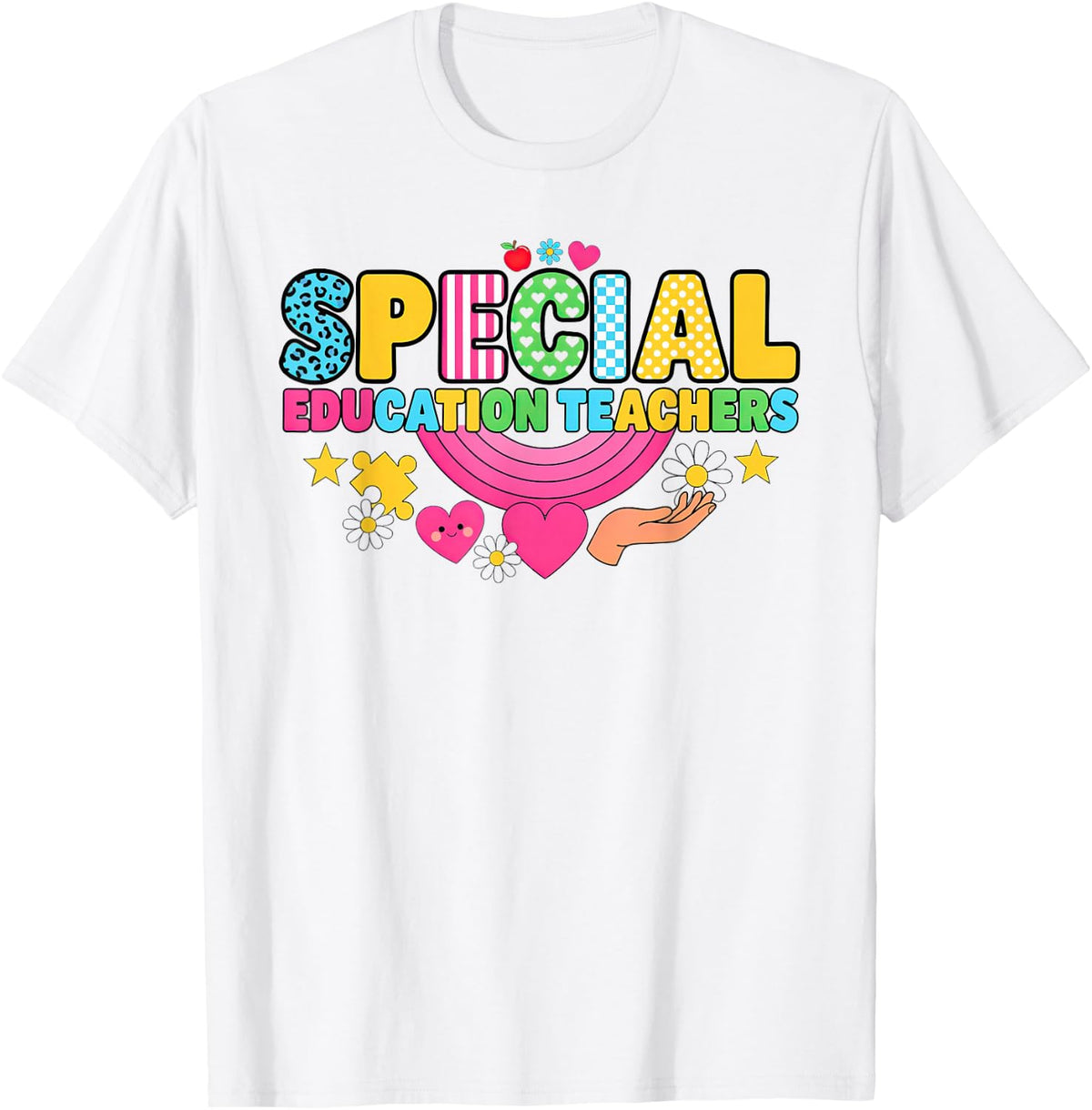 Special Education Teacher Sped Educators T-Shirt - White