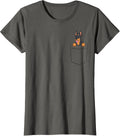 Doberman Pinscher In The Pocket Cute Doberman T-Shirt - Asphalt Grey