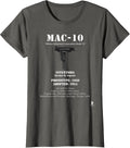MAC-10 - Invention and History T-Shirt - Asphalt Grey