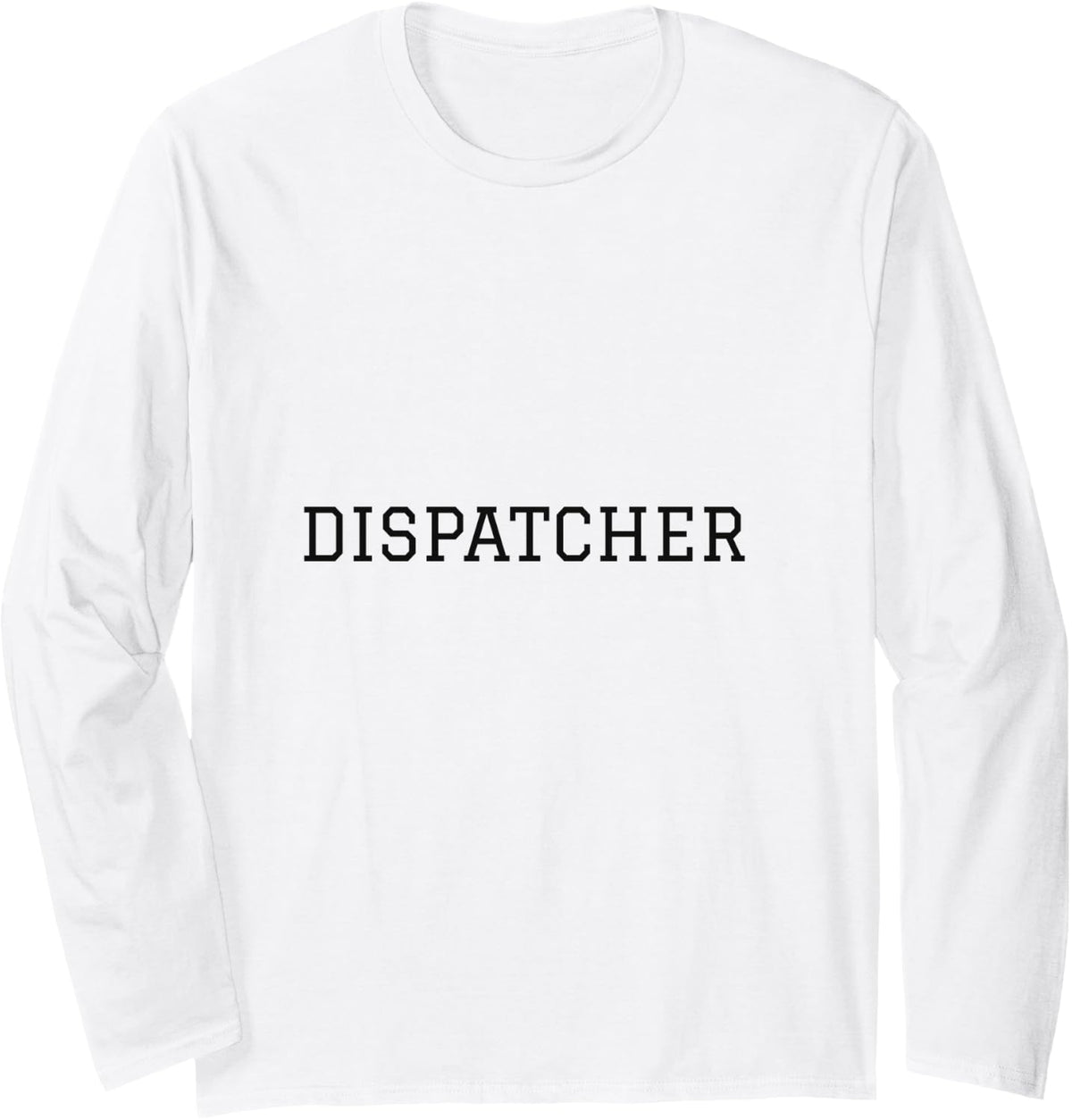 Dispatcher Halloween Costume Easy 911 Dispatch Matching Long Sleeve T-Shirt - Adult Unisex White