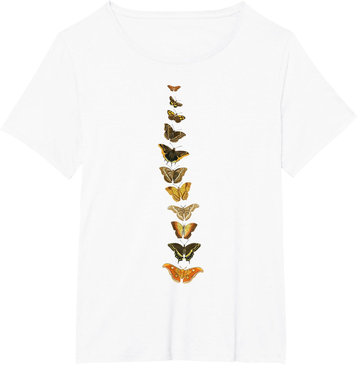 Butterfly Spine Skeleton Bones Spinal Anatomy Chiropractor T-Shirt - White