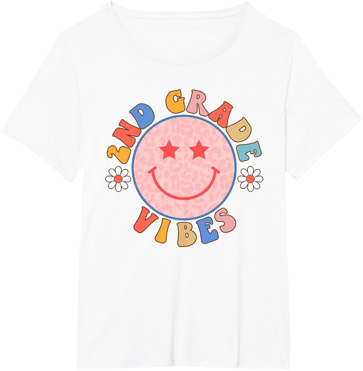 2nd grade vibes back to School funny teacher student kids T-Shirt - White