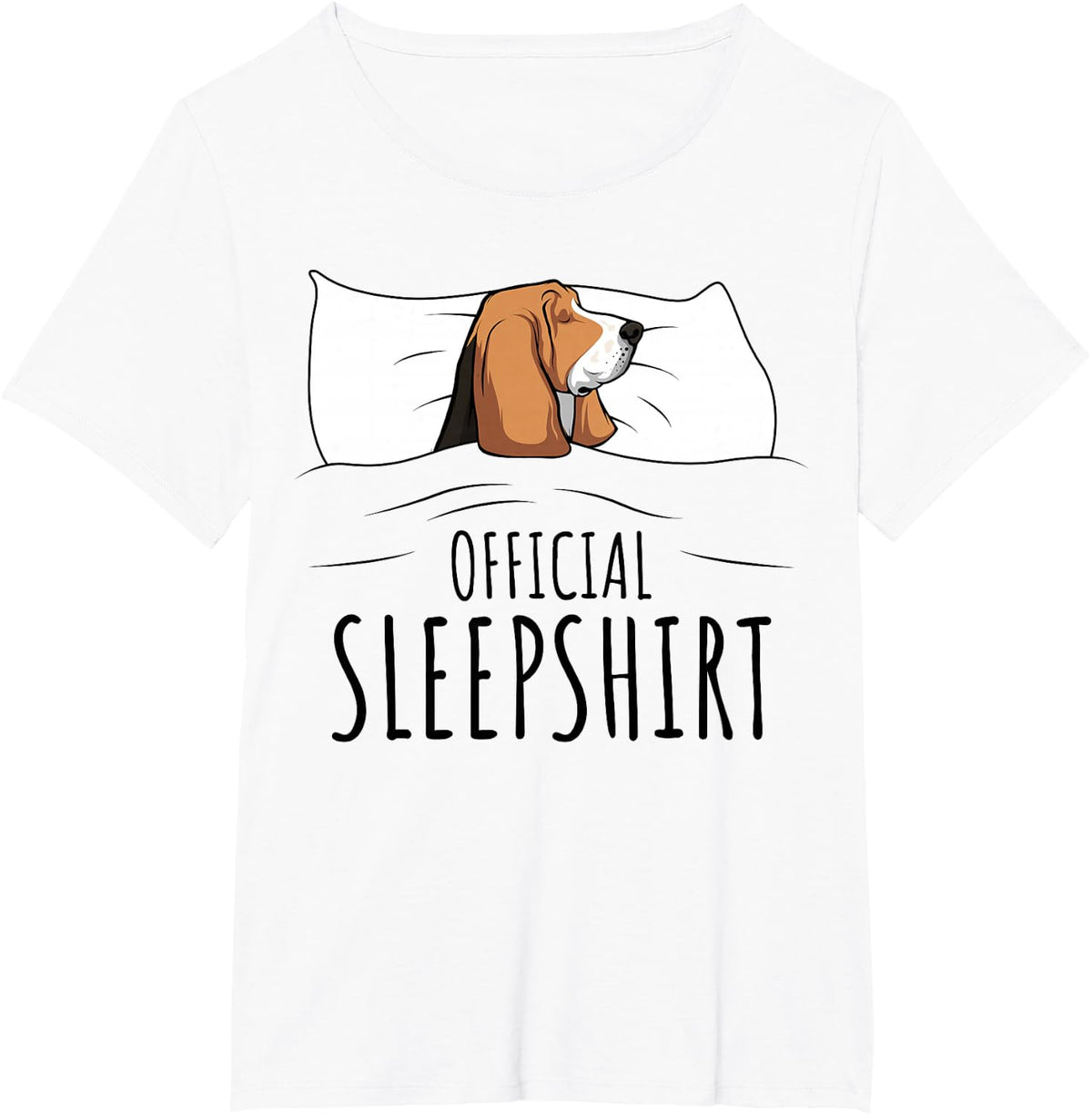 Basset Hound Official Sleepshirt T-Shirt - White