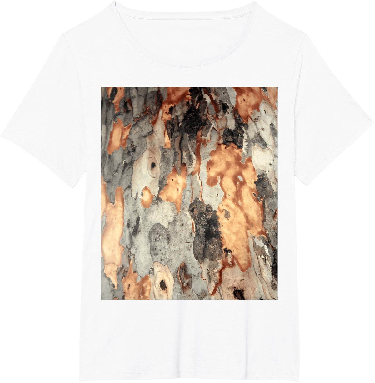 Unravelling Flakes of Eucalyptus T-Shirt - White
