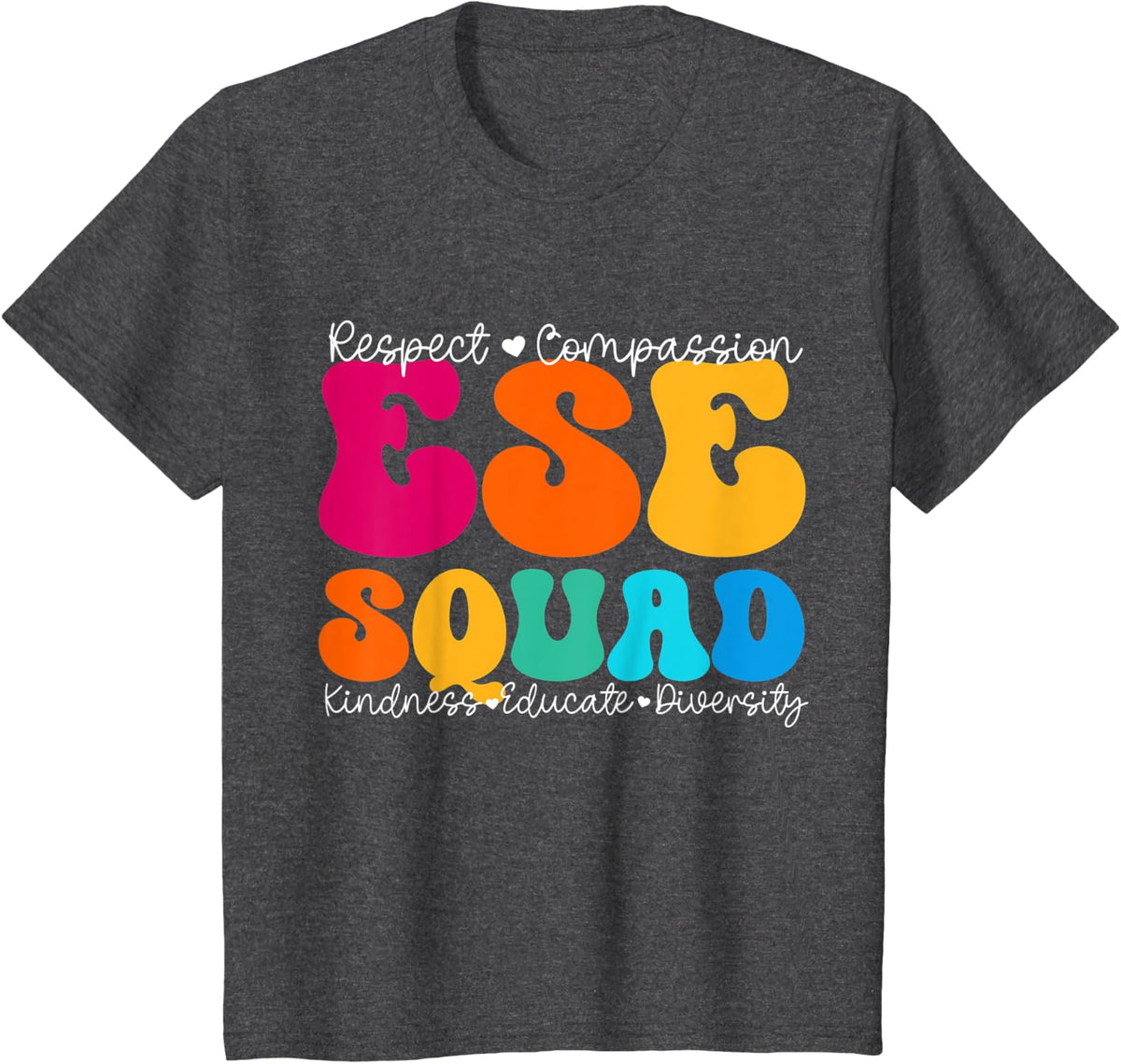 ESE Squad Appreciation Week Back to School T-Shirt - Dark Heather Grey