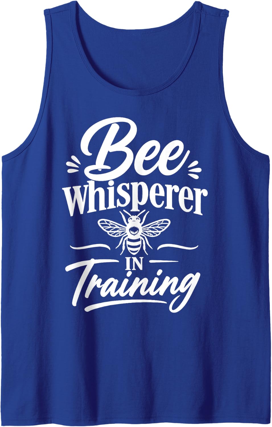 Funny Beekeeper Honey Beekeeping Apiary Sleeveless Tank Top - Royal Blue