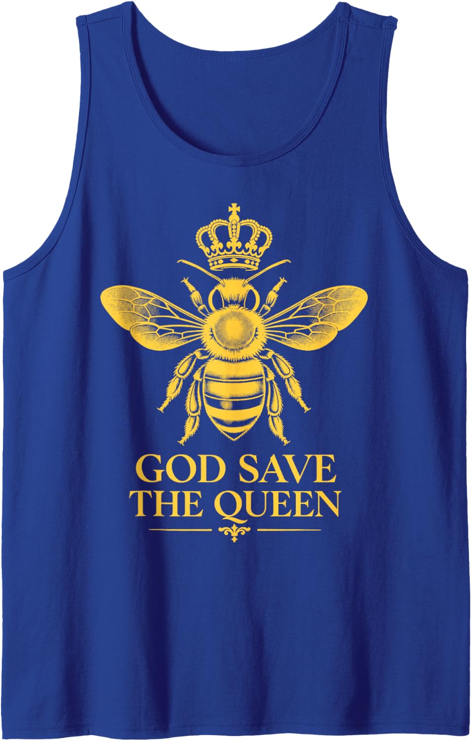 Funny Apiary Beekeeper Bee Vintage Beekeeping Sleeveless Tank Top - Royal Blue