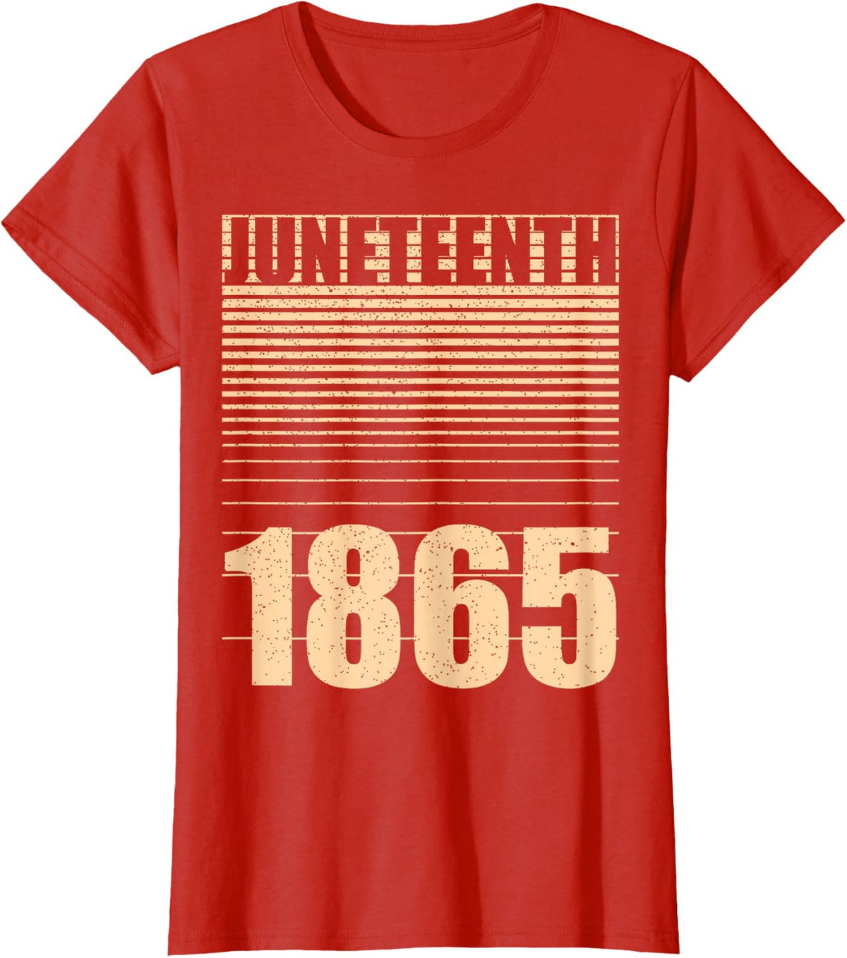 Juneteenth Freedom Day June 19 1865 African American T-Shirt - Red