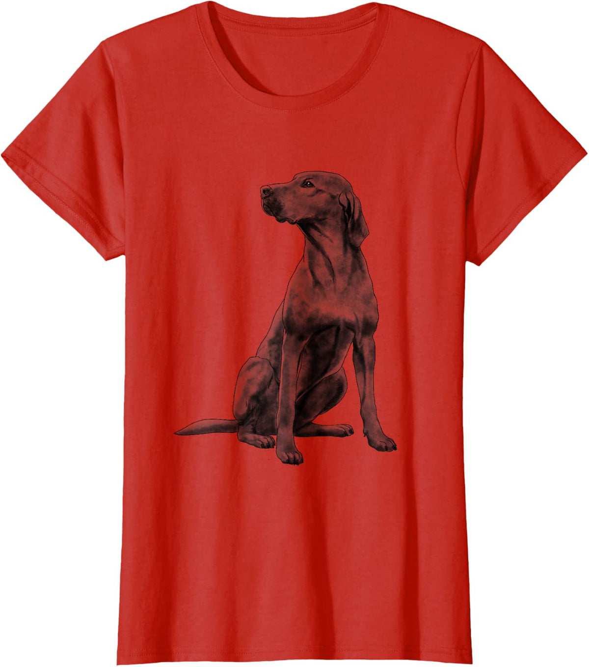 Dog Rhodesian Ridgeback T-Shirt for Men Women Kids - Red