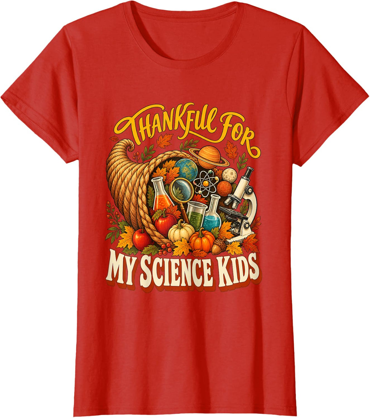 Thanksgiving SPED Teacher Harvest Turkey Humor T-Shirt - Red