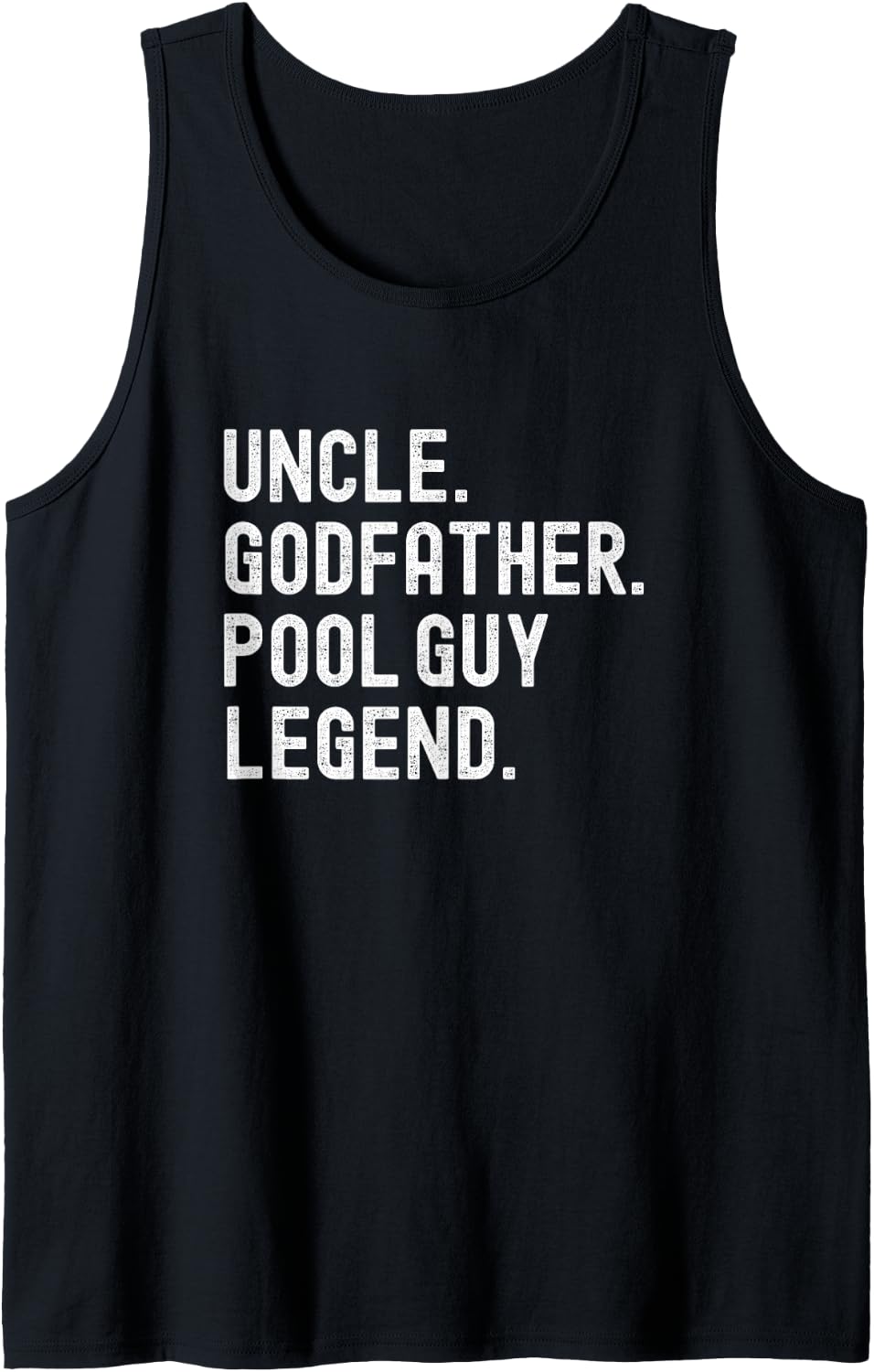 Men's Uncle Godfather Grilling Legend Sleeveless Tank Top - Black