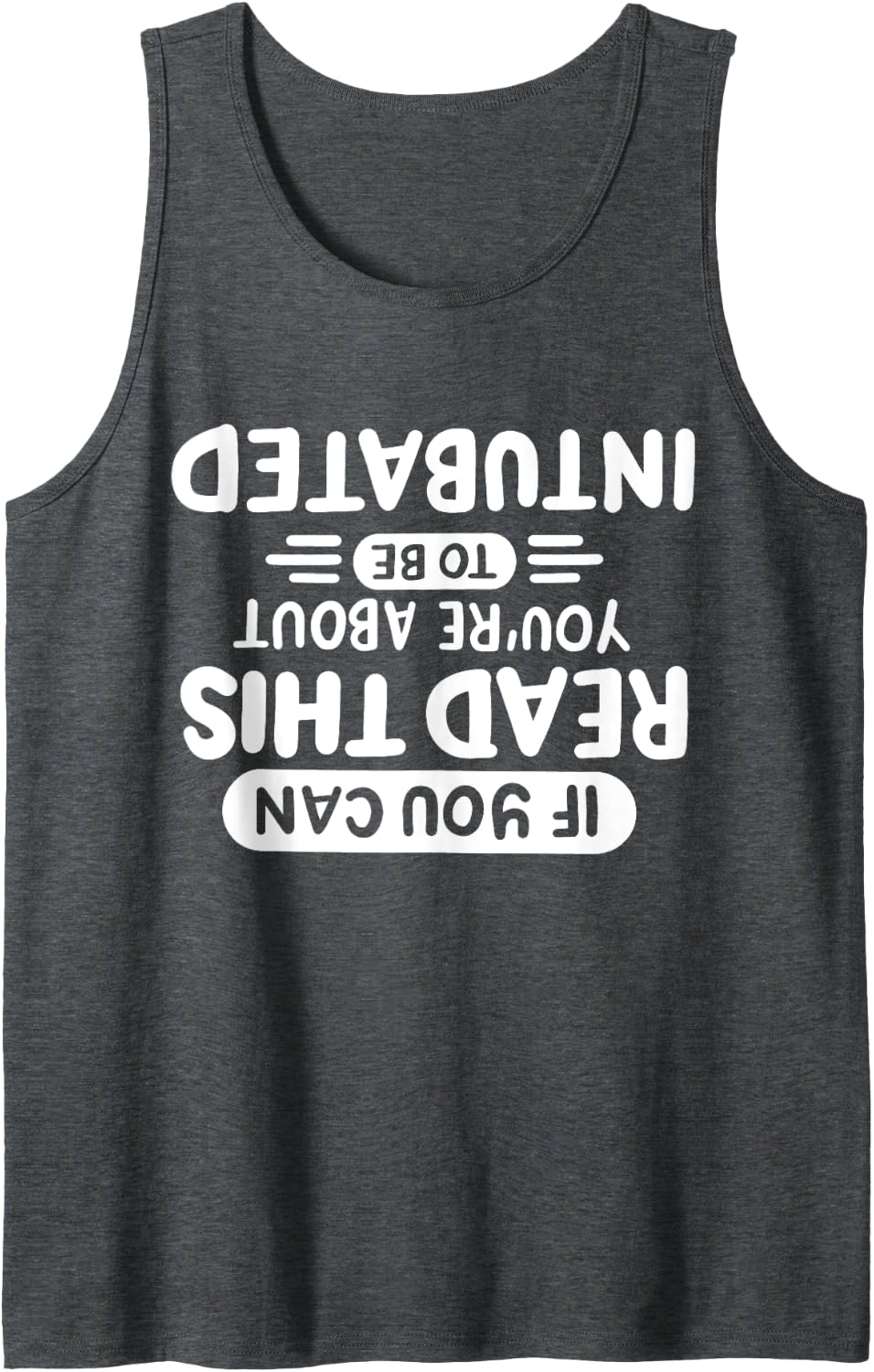 Respiratory Therapist RT Registered Respiratory Therapist Tank Top - Dark Heather Grey