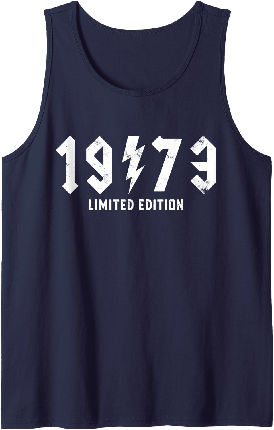 Vintage 1973 Live Legends 53th Birthday Party His Her Sleeveless Tank Top - Navy Blue