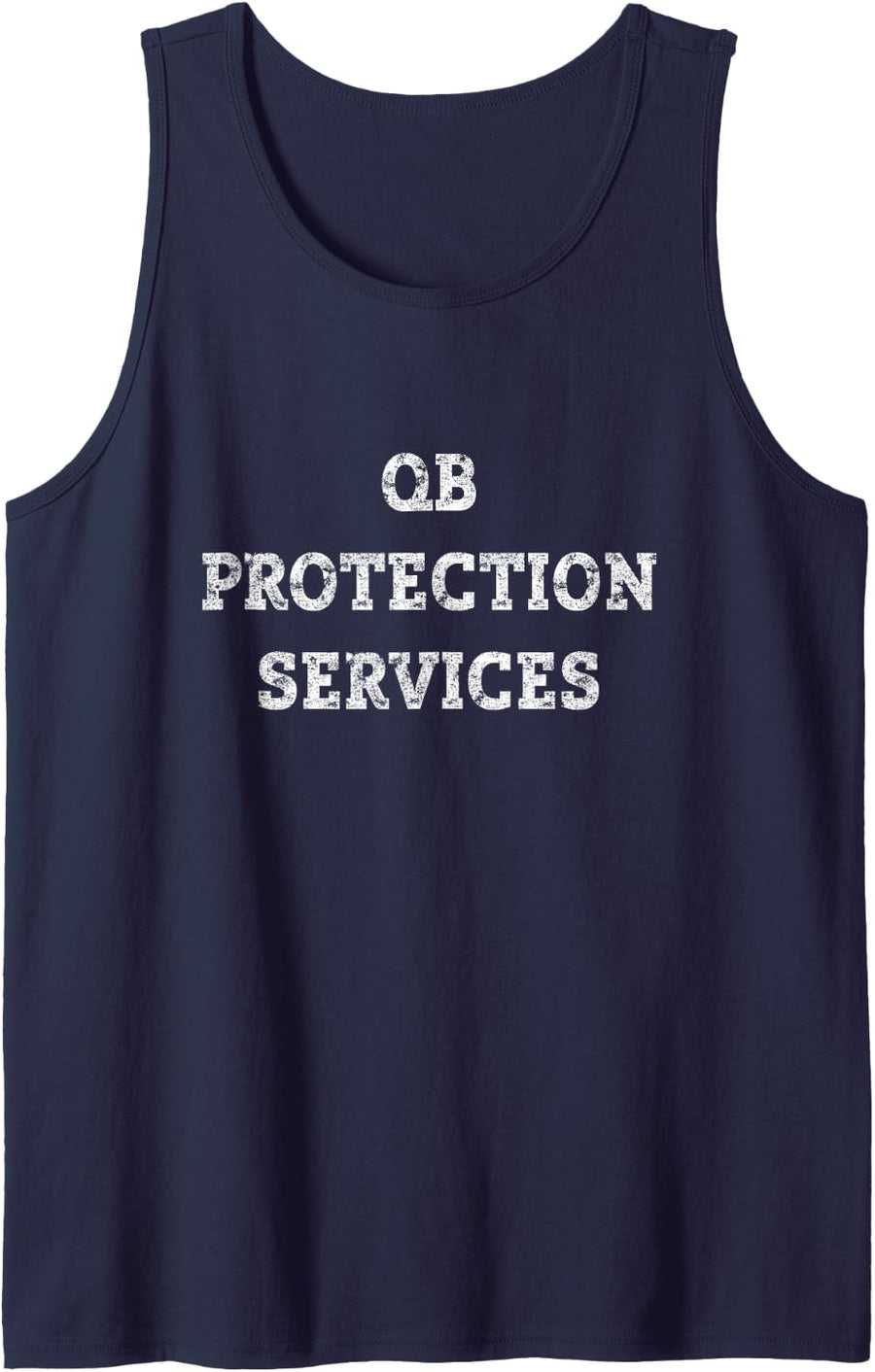 QB protection services Tank Top - Navy Blue