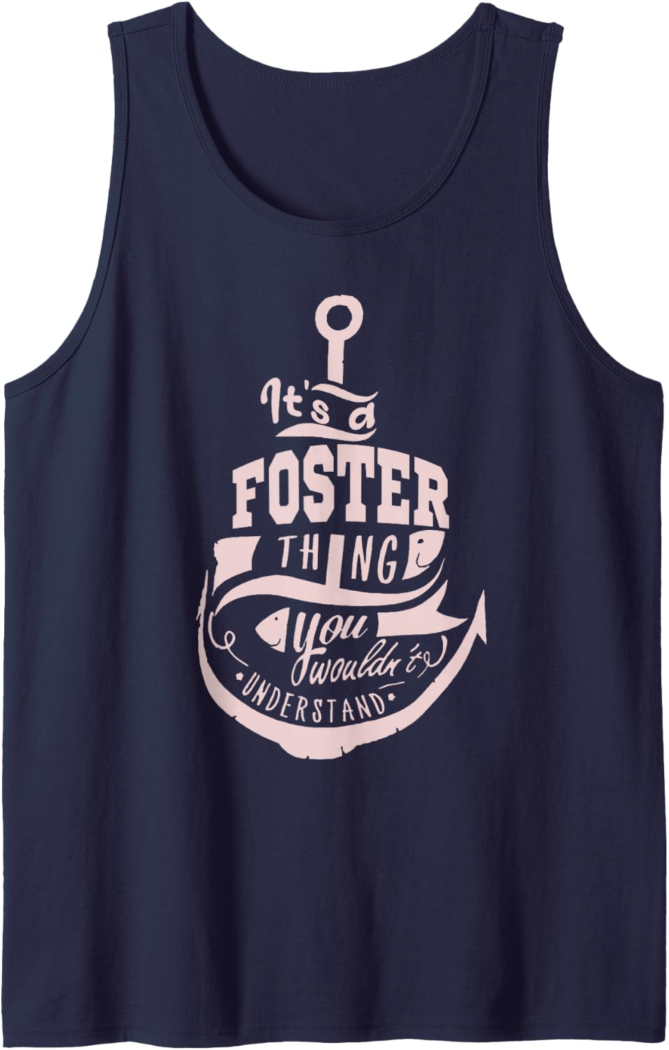 It's a Foster Thing Gifts Tank Top - Navy Blue