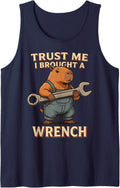 for Tool Lovers Sleeveless Tank Top - Navy Blue