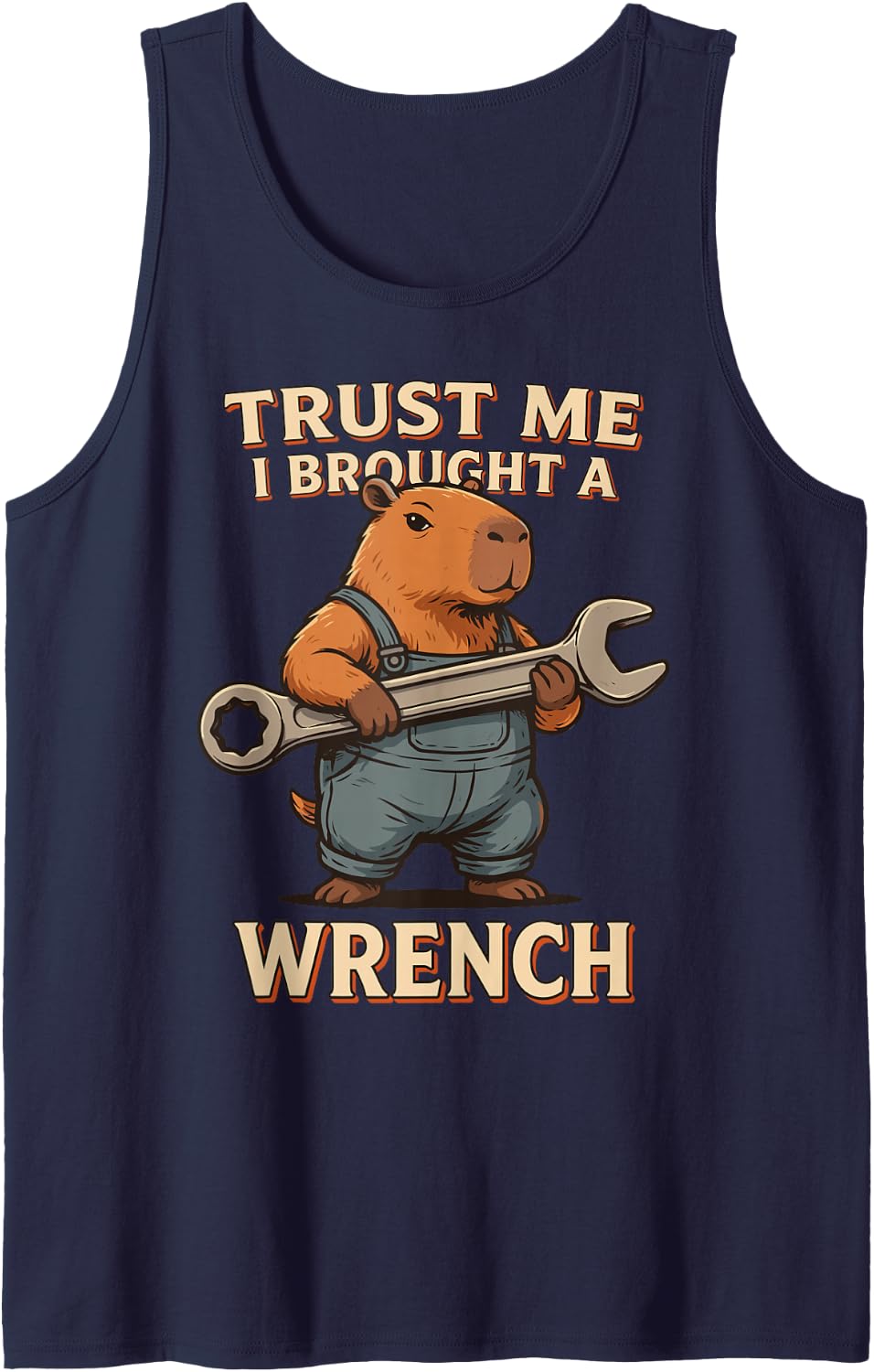for Tool Lovers Sleeveless Tank Top - Navy Blue