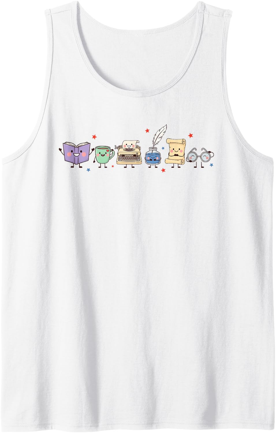 Poetry Teacher Poet Instructor Creative Writing Literature Tank Top - White